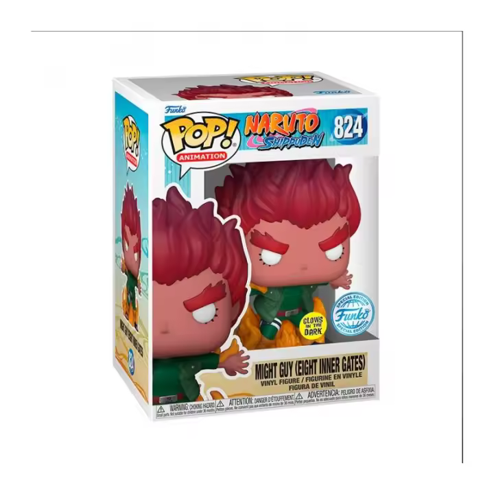 Funko POP! Naruto - Might Guy (Eight Inner Gates) (GW)  - Naruto - Figura Coleccionable Oficial - Juguete para Niños y Adultos - Fans - Diversidad de Personajes y Temáticas - 1