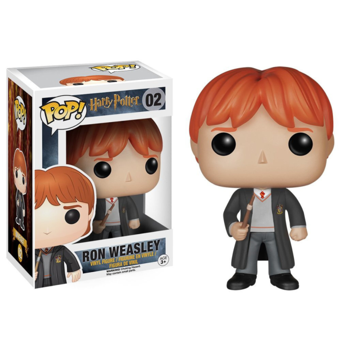 FUNKO POP! - HARRY POTTER - RON WEASLEY, 5859, Nº02, TIENDA CON LICENCIA OFICIAL, FIGURA, CABEZÓN, MUÑECO, JUGUETES, PELÍCULAS, NUEVO, 100% ORIGINAL, MAGOS