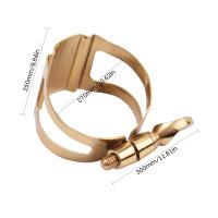 Ligadura De Saxofón Compacta Y Duradera Con Ajuste Por Tornillo Para Soprano Accesorio De Música Sin Marcas De Químicos Producido En China - details 9