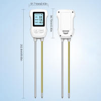 Medidor De Humedad Y Temperatura Del Suelo PH 3 En 1 Para Jardinería Lawn Farming Con Pantalla LCD Herramienta Digital Para Plantas - details 9