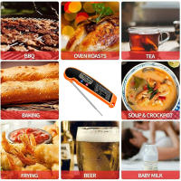 Termómetro Digital Plegable Para Cocina Con Puntas De Probar Para Carne Agua Leche BBQ Horno Herramienta De Cocina - details 4