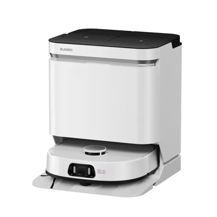 Eureka J15 Pro Ultra – Robot Aspirador y Friegasuelos con Succión de 16.200Pa, Anti-Enredos y Lavado con Agua Caliente - Blanco - 1