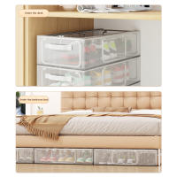 Caja De Zapatos De Plástico Transparente Organizador De Cajones Engrosados Caja De Zapatos Pila Caja De Almacenamiento Para Zapatos - details 8