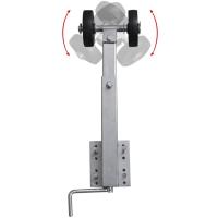 vidaXL Set de 2 soportes de doble rueda de remolque de barco 59-84 cm - details 4