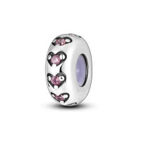 Encanto De Colgante De Árbol De Familia Platinado En Plata Para Pulsera De Bangle Y Collar DIY Regalo Con Doble Vuelo Aéreo - details 68