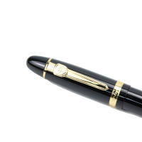 Bolígrafo De Tinta Jinhao 159 Clásico De Alta Calidad Negro Con Tintero De Plata Estilo Único Punta Media Clip Dorado Para Escuela Y Oficina - details 3