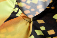 Vestido Largo Sin Mangas Con Cuello En V Y Estampado De Rosas Retro Para Mujer Vestido De Calle Estilo Vintage Polyester - details 9