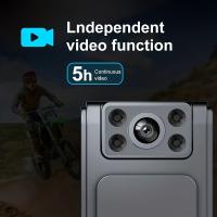 Cámara de visión nocturna gran angular, cámara portátil con audio USB para grabación prolongada, grabadora de video para reuniones con micrófono, ciclismo, deportes, viajes. No necesita WiFi, no incluye tarjeta TF/SD. - details 2