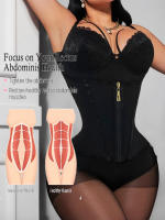 Faja Colomniana De Compresión Doble Para Mujer Control De Abdomen Postparto Modeladora Y Adelgazante Talla XS-3XL Color Negro - details 5