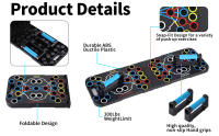 Tablero De Empuje Multi-Función Manillas De Empuje Profesional Para Ejercicios De Casa Y Gimnasio Equipo De Entrenamiento De Fuerza - details 2