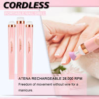 Kit De Uñas Eléctrico YIKOOLIN Recargable Y Sin Cable Con 4 Velocidades Trimmer De Cutícula Portátil Para Manicura Y Pedicura - details 12