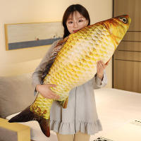 Muñeco De Peluche De Pecado Dorado 3D Simulación 30-80cm Almohada Creativa De Sofá Regalo Juguete De Animal Suave Para Niños Y Adultos - details 11