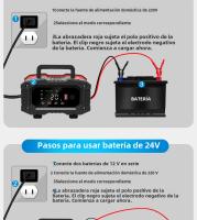 Cargador De Batería Automático Inteligente 20A/10A 12V/24V Para AGM GEL WET Ácido Plomo Carga Rápida Pulso Reparación Para Coche - details 23