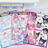Pad De Escritura Sanrio Hello Kitty Cinnamoroll Kuromi My Melody A4 Con Clip De Colores Impresión De Prueba Accesorio Para Cosplay - details 4