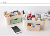 Caja De Almacenamiento Para Maquillaje Grande Organizador De Joyería Y Pinturas Para Uñas En La Mesa Contenedor De Maquillaje - details 7