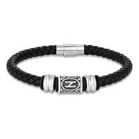 Pulsera Vikinga Vintage Con Runas Para Hombres Y Mujeres Hecha a Mano En Cuero Con 24 Runas Nórdicas Pulsera Escandinava De Amuleto Para Parejas Regalos - details 14