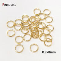 Anillos Saltarines De Oro Plateado 18K Real Para Fabricación De Joyas DIY 50-100 Pcs Por Bolsa Conectores De Anillos Partidos Accesorios De Venta - details 14