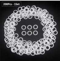 Anillos De Crochet Blancos De Plástico Para DIY 2cm O-Ring Para Accesorios De Bolsas De Punto Y Suministros De Artesanía 50/100/200/1000 Piezas - details 9
