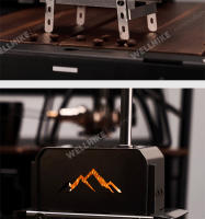 Mini Estufa De Madera WELLHIKE Para Camping Al Aire Libre Portátil Y Plegable Quemador De Incienso Y Velas De Caza Estilo Oso Elegante - details 7