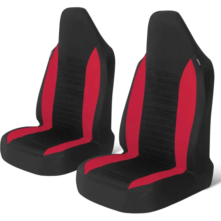 Accesorios para el coche Fundas para asientos de coche Fundas para asientos delanteros Juego completo Fundas y soportes para asientos de coche Protector de asiento tipo butaca para coche - 1