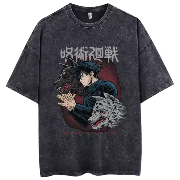 Camiseta Oversize Acida Con Estampado Para Hombres Y Mujeres 100% Algodón Casual Diario Camiseta De Cuello Redondo Para Verano - 1