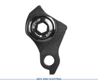 UDH Colgante Trasero Para Bicicleta Compatible Con MTB Carretera E-Bike Gravel Piezas De Bicicleta Material De Aluminio Negro - details 0