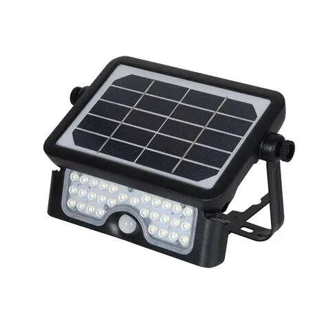 Elbat foco led solar multifuncion 5w - 500lm - luz fria 6000k - sensor de movimiento - 1