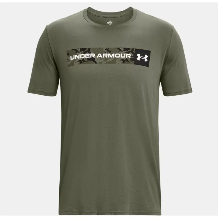 Under Armour Camiseta de manga corta Camo Chest Stripe para hombre | 1376830-390 - 1