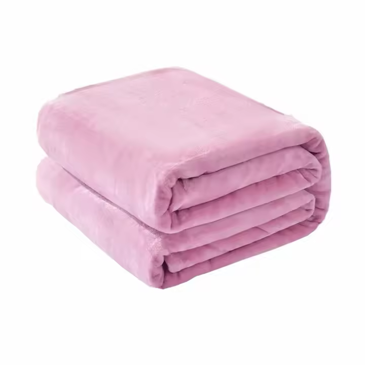EasySpeed Manta de Felpa de Sedalina Rosa, Extra Suave y Ligera, Ideal para una Experiencia Acogedora y Cómoda en Otoño e Invierno - 130 x 160 cm - 160 x 220 cm - 220 x 240cm - 1