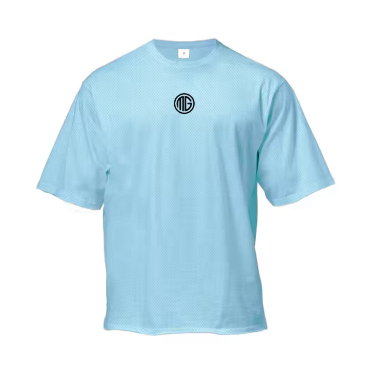Camiseta Casual Para Hombre De Talla Grande Con Manga Corta Para Gimnasio Y Fitness Transpirable Absorbe La Sudoración Rápida Secado Ideal Para Verano - 1