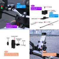 Cargador De Teléfono Móvil Para Motocicleta SAE Con USB Doble/Sencillo QC3.0 Carga Rápida Dispositivo De Seguridad Electrónica Para Motocicleta - details 7