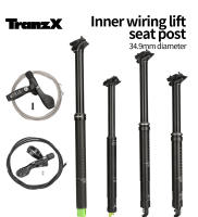 Bisagra De Silla De Bicicleta De Aluminio 34.9mm Control De Cableado Interno Poste De Silla Con Tubo De Elevación Para Bicicleta - details 0