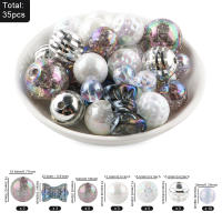 35Pcs/Bag De Cuentas De Acrílico Para La Creación De Joyas DIY Cuentas Sueltas Para Llaveros Pulseras Y Collares Hechas a Mano Accesorios De Manualidades - details 8