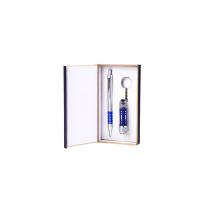 Disok Lote 10 Set Bolígrafo+llavero+linterna Caja - Cajitas Bodas Hombres Regalos Prácticos - details 0