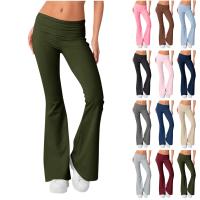 Pantalones Largos Para Mujer Leggings Elásticos De Talla Alta Estilo Athleisure Yoga Fitness Pantalones Bell Bottoms Para Verano - details 47