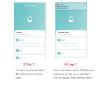 Detector De Fugas De Agua WiFi Tuya Sensor De Inundación Con Monitoreo Remoto Por App Smart Life Alerta De Sobredemanda Seguridad Compatible Con Alexa Y Google - details 10