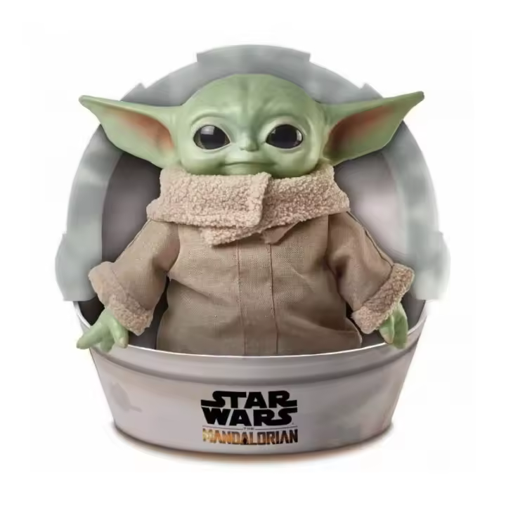 Star Wars - The Child Baby Yoda, de la serie The Mandalorian, figura de 28 cm de Mattel - 1