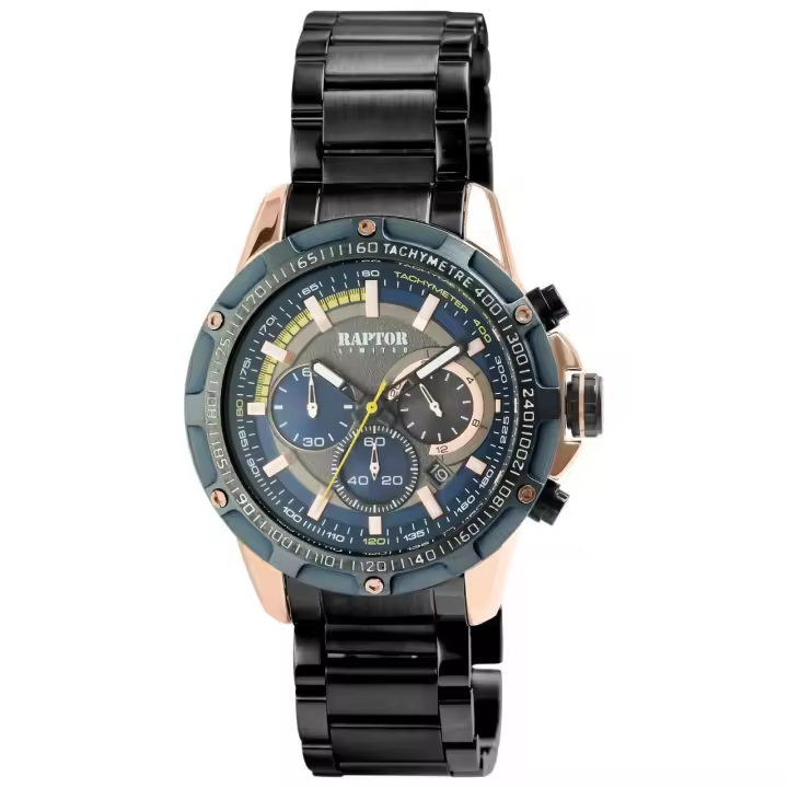 Reloj Raptor ® LIMITED Hombre Cronógrafo com Pulsera em Aço Inoxidável - 1