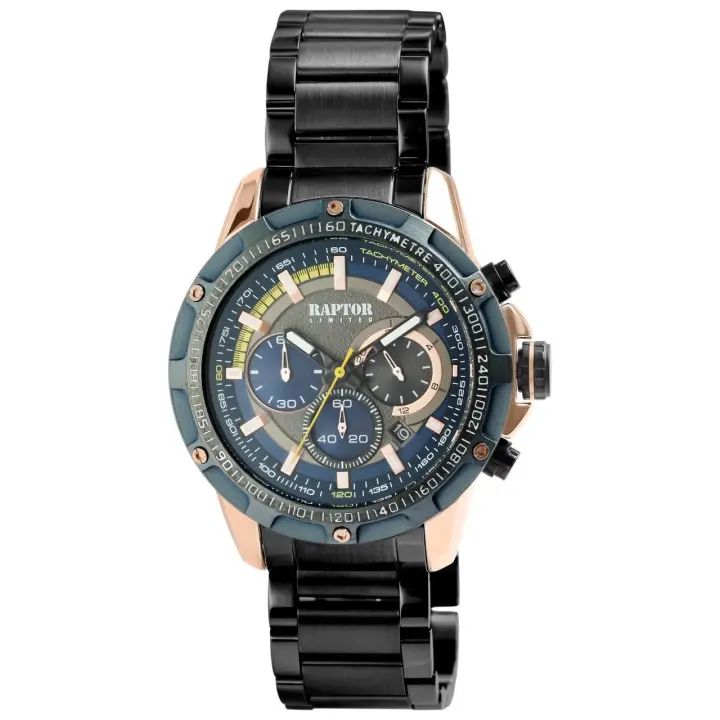 Reloj Raptor ® LIMITED Hombre Cronógrafo com Pulsera em Aço Inoxidável - 1