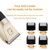 Afeitadora Eléctrica Profesional Para Perros Y Gatos Recargable Por USB Máquina De Corte De Pelo Para Animales - details 1
