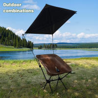 Silla De Playa Plegable Con Sombrilla Silla De Camping Y Pesca Silla De Lounger Al Aire Libre Sombreadora Para Actividades Al Aire Libre - details 6