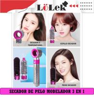 💨 Secador de Pelo LoLek – 1000W, Cepillo y Peine Intercambiable, 3 Niveles de Temperatura, Cable Giratorio – Secado Rápido y Peinado Profesional, Ideal para Alisar, Dar Volumen y Moldear con Facilidad 💖🔥 - details 1