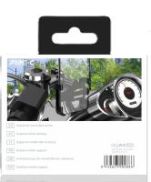 Soporte de Teléfono para Moto PRIME-C PC8320, Montaje Ajustable para Scooter/Bicicleta, Rotación 360°, Fijación Fácil con Una Mano, Compatible con iPhone y Android, Negro - details 0