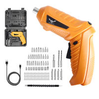 Destornillador Eléctrico Sin Cable Amarillo Con Conjunto De Brocas Recargable Torque Rotativo Para Proyectos De Mejora Doméstica DIY - details 4