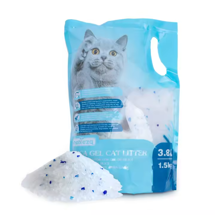 Nobleza - Arena para gatos de sílice Camada para gatitos de gel de diamante 3.8L Absorbente, Cómodo Biodegradable - 1