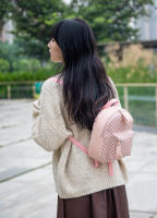 Mochila Versátil Para Mujeres 2024 Con Impresión De Polka Dots Mini Mochila Fresca Y Dulce Material PU Con Funda De Poliéster - details 0
