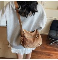 Bolso De Hombro Casual De Denim Lavado Resistente Al Desgaste Con Múltiples Bolsillos Y Gran Capacidad Para Mujer - details 33