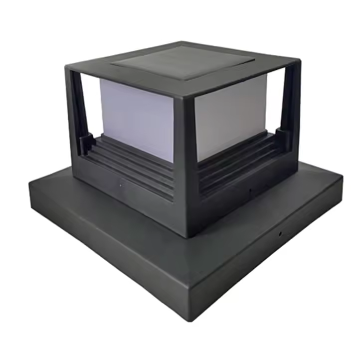 Lámpara Solar LED Impermeable Para Exterior Iluminación De Pared De Jardín Decorativa Para Camino Y Patio Luz De Columna Solar Para Jardín - 1