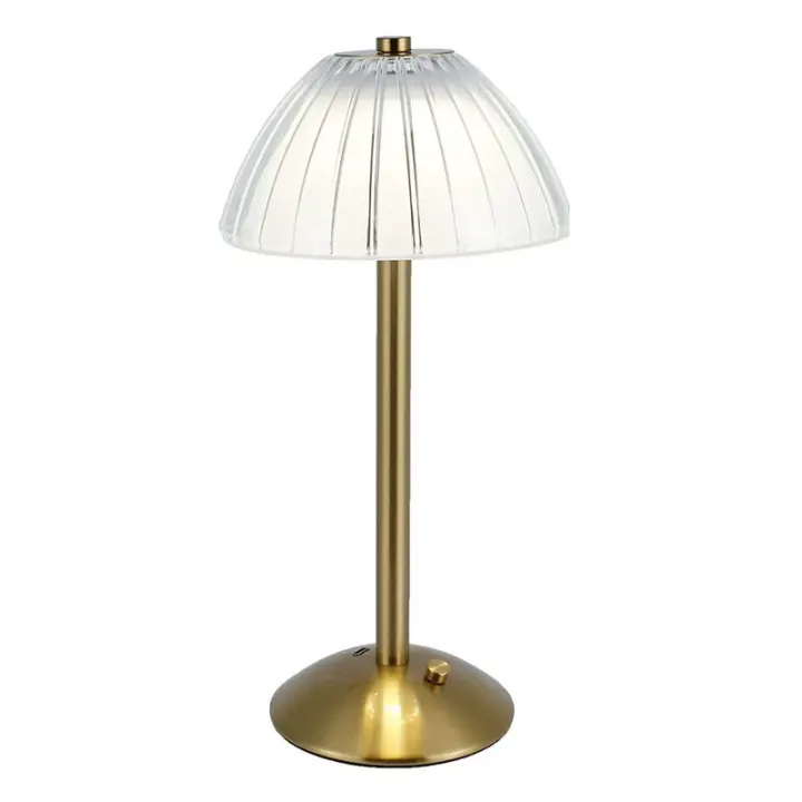 Lámpara de mesa LED con Sensor táctil, luz nocturna de escritorio, recargable, inalámbrica, para lectura, restaurante, Hotel, Bar, decoración de dormitorio - 1