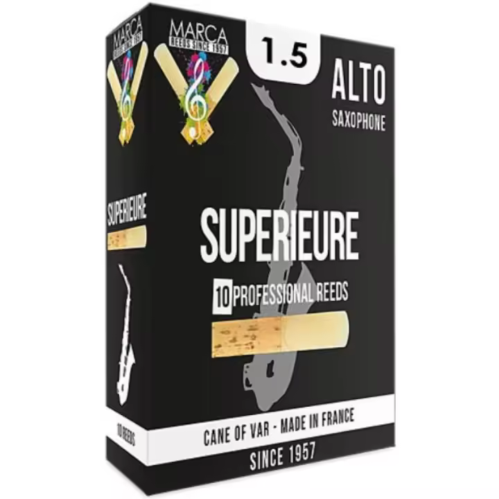 Caja 10 Cañas Saxo Alto Marca Superieure 1.5 - 1